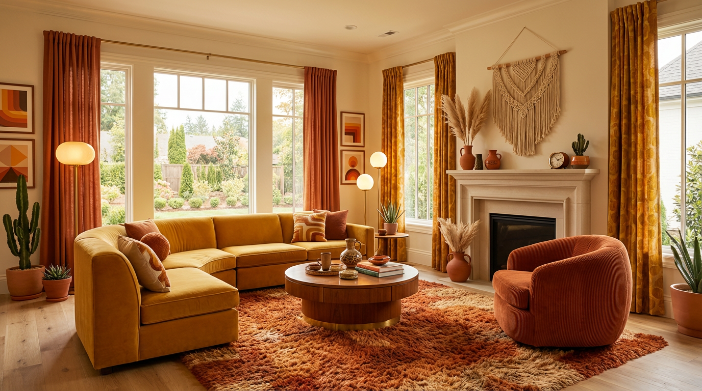 Vintage Retro living-room